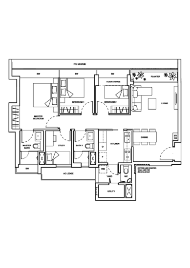 The Palette - Floor Plan