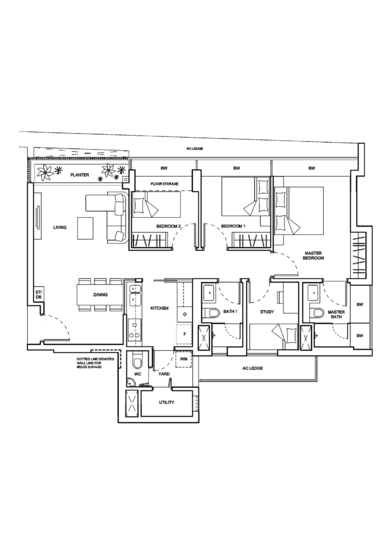 The Palette - Floor Plan