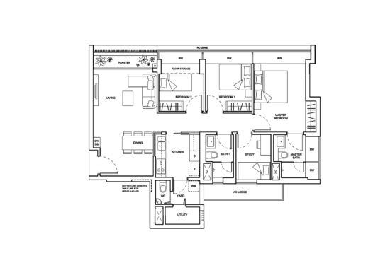 The Palette - Floor Plan