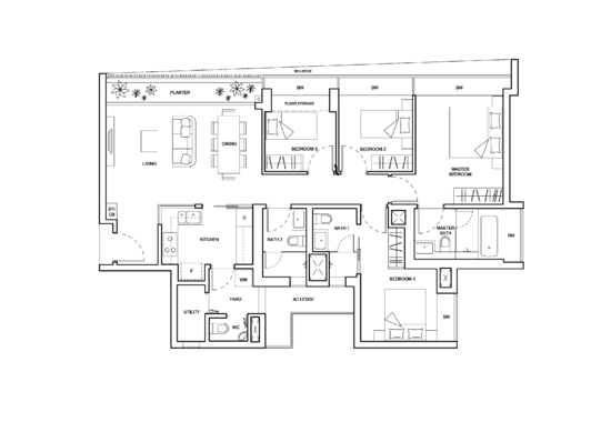 The Palette - Floor Plan