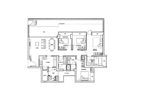 The Palette - Floor Plan