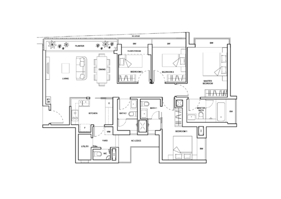 The Palette - Floor Plan