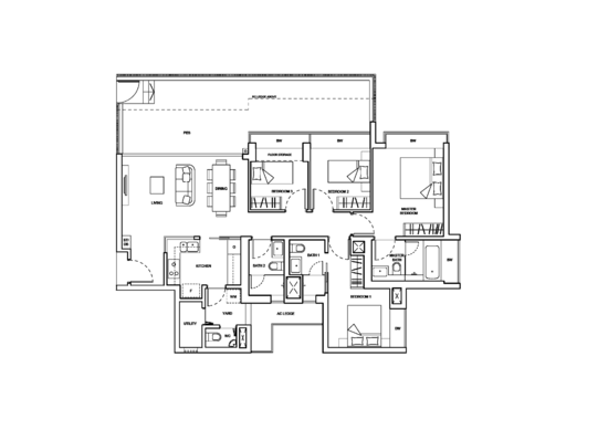 The Palette - Floor Plan