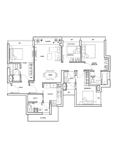 The Palette - Floor Plan