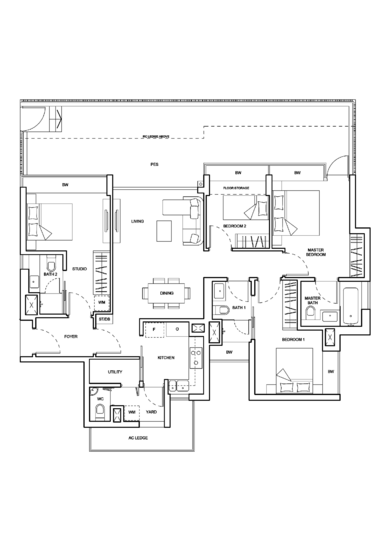 The Palette - Floor Plan