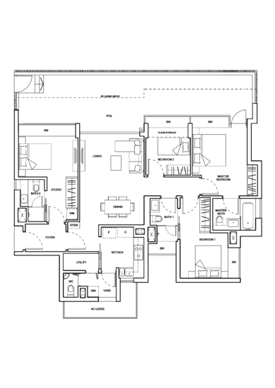 The Palette - Floor Plan