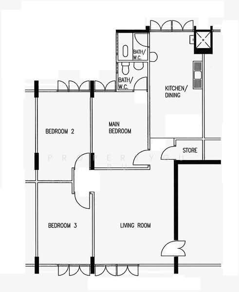 118 Serangoon North Avenue 1, 118 Serangoon North Avenue 1, Hougang / Punggol / Sengkang, 3 Bedrooms, 980 sqft, HDB Flat For Sale, by Miza Mazlan, 500285790 - 2D - PropertyGuru.com.sg