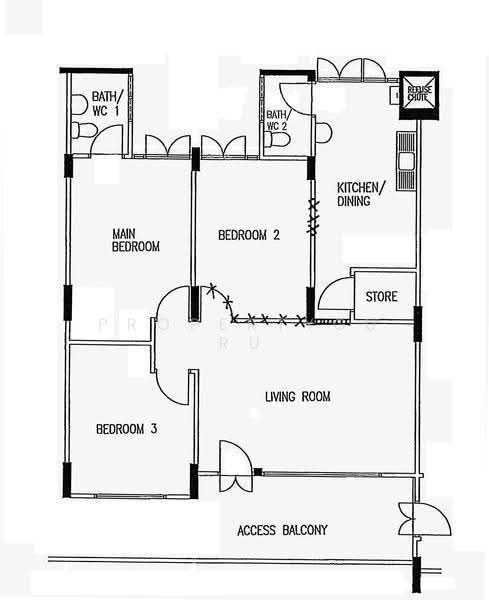 143 Serangoon North Avenue 1, 143 Serangoon North Avenue 1, Hougang / Punggol / Sengkang, 3 Bedrooms, 1,313 sqft, HDB Flat For Sale, by Wayne Ong, 500280965 - 2D - PropertyGuru.com.sg