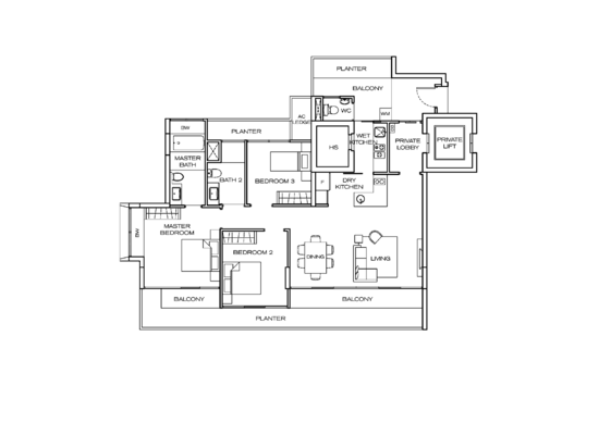Victoria Park Villas - Floor Plan