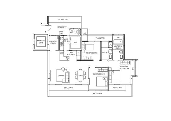 Victoria Park Villas - Floor Plan
