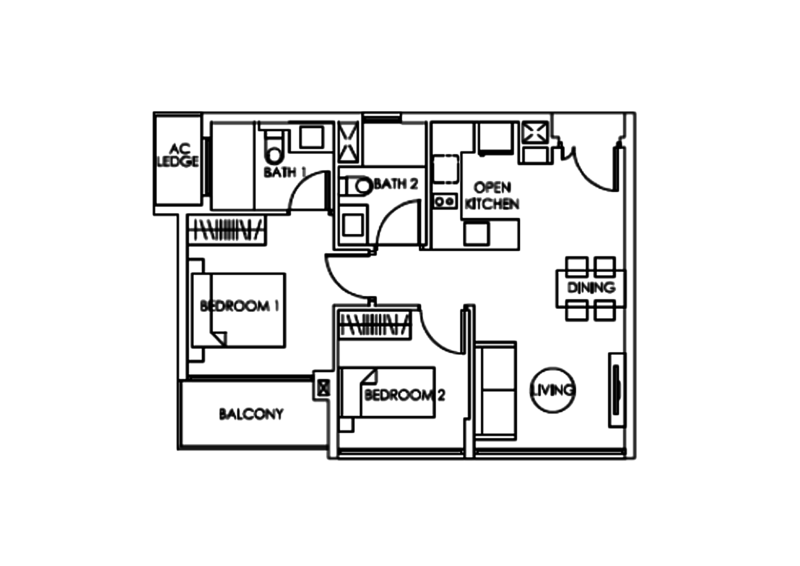 Bedok Residences, 14 Bedok North Drive, Bedok / Upper East Coast, 3 Bedrooms, 1,200 sqft, Condominium For Sale, by QA Agent, 500240199 - PropertyGuru.com.sg
