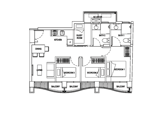 Central Imperial - Floor Plan