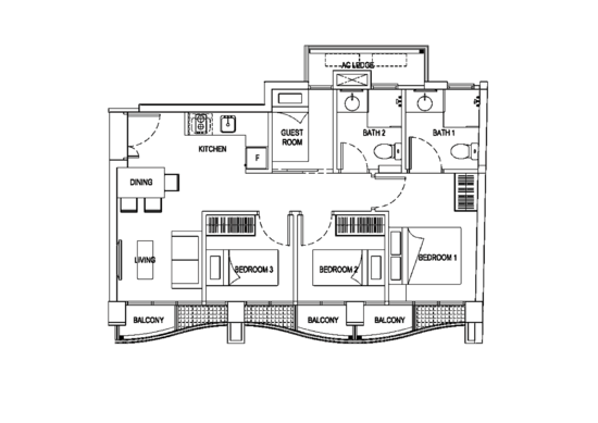 Central Imperial - Floor Plan