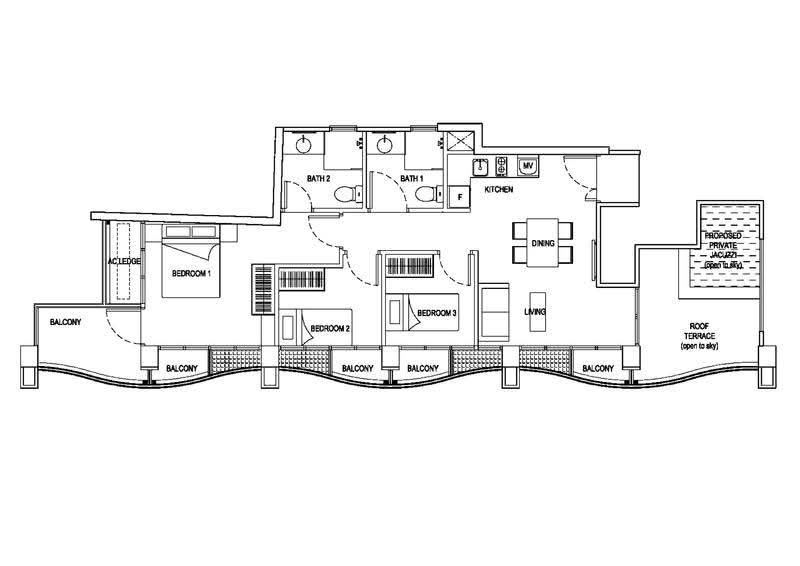 Central Imperial, 3 Lorong 14 Geylang, Eunos / Geylang / Paya Lebar, 3 Bedrooms, 926 sqft, Condominium For Rent, by Jenny Liu 刘俐妤, 18233103 - PropertyGuru.com.sg
