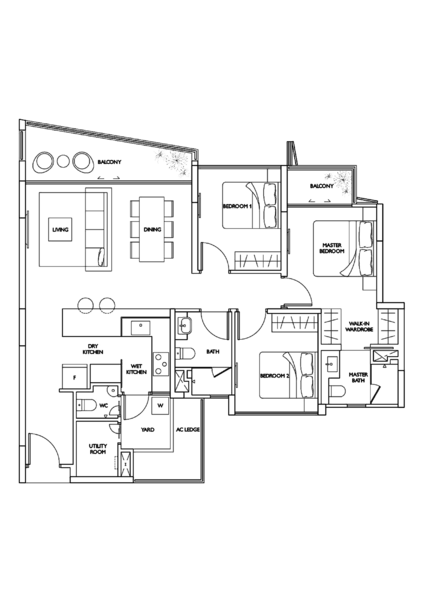 Archipelago, 527 Bedok Reservoir, 3 Bedrooms, 1,184 sqft, Condominium For Rent, by Kelvin Koh, 500199239 - PropertyGuru.com.sg