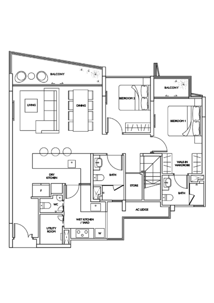 Archipelago, Bedok Reservoir Road, 4 Bedrooms, 2,142 sqft, Condominium For Sale, by Claire Tan, 60182946 - PropertyGuru.com.sg