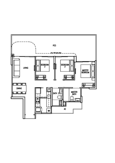 Riversound Residence - Floor Plan