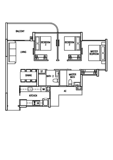 Riversound Residence - Floor Plan