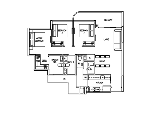 Riversound Residence - Floor Plan