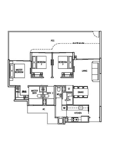 Riversound Residence - Floor Plan