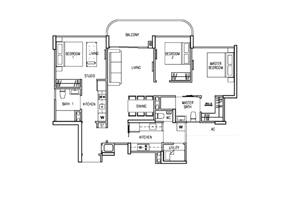 Riversound Residence - Floor Plan
