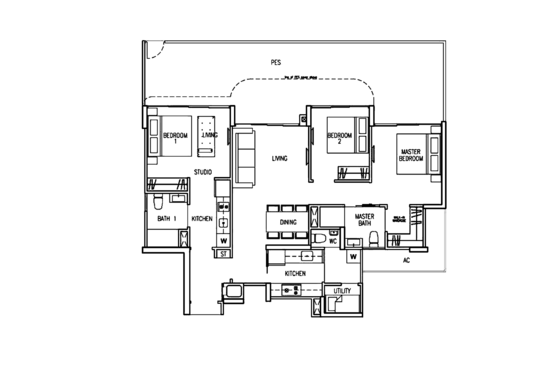 Riversound Residence - Floor Plan