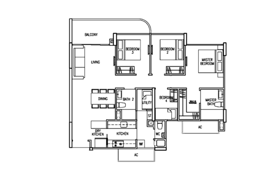 Riversound Residence - Floor Plan