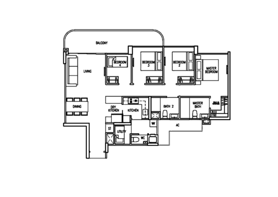 Riversound Residence - Floor Plan