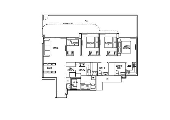 Riversound Residence - Floor Plan