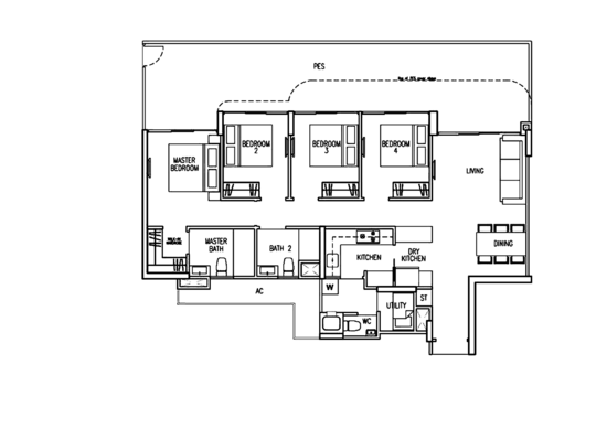 Riversound Residence - Floor Plan
