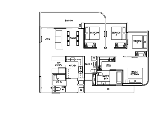 Riversound Residence - Floor Plan