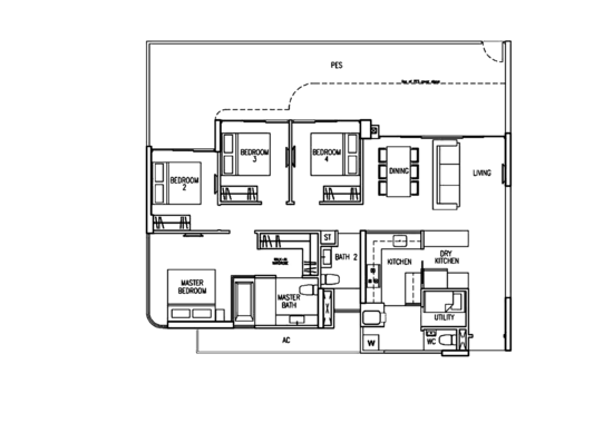 Riversound Residence - Floor Plan