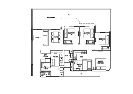 Riversound Residence - Floor Plan
