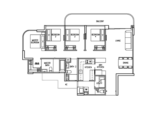 Riversound Residence - Floor Plan