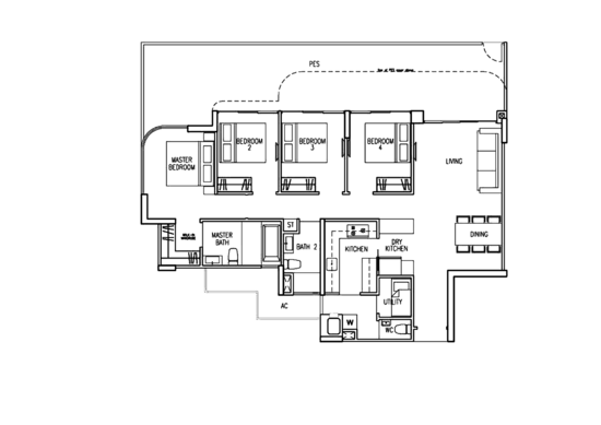 Riversound Residence - Floor Plan
