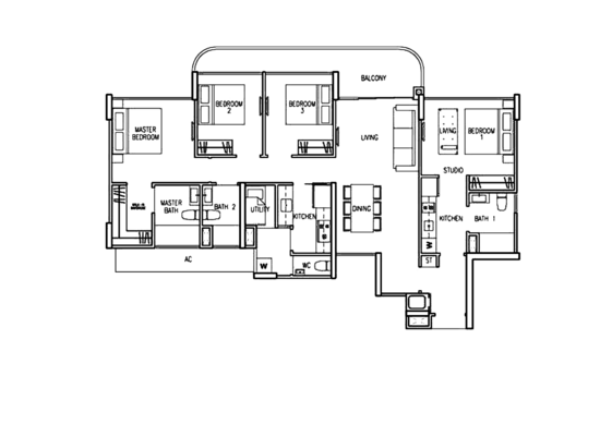 Riversound Residence - Floor Plan