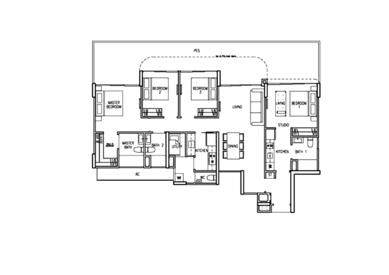 Riversound Residence - Floor Plan