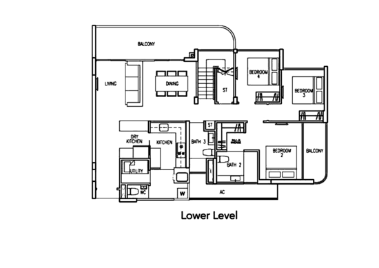 Riversound Residence - Floor Plan