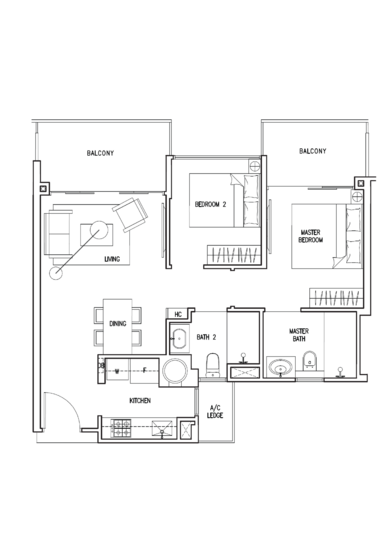 The Nautical - Floor Plan