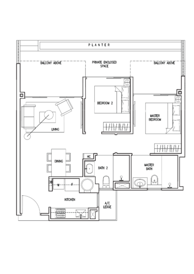 The Nautical - Floor Plan