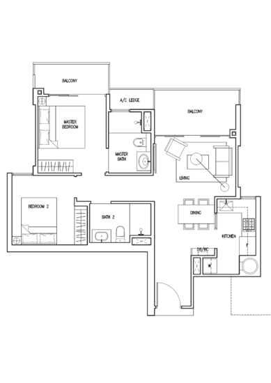 The Nautical - Floor Plan