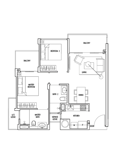 The Nautical - Floor Plan