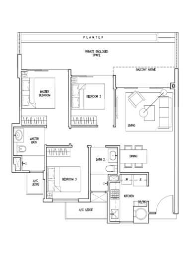 The Nautical - Floor Plan