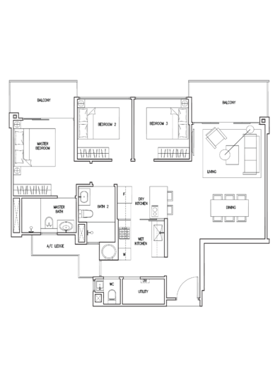 The Nautical - Floor Plan