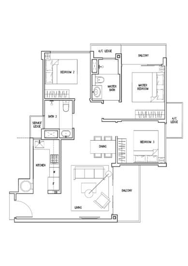 The Nautical - Floor Plan