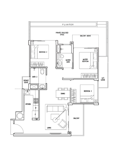 The Nautical - Floor Plan