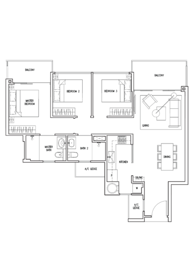 The Nautical - Floor Plan