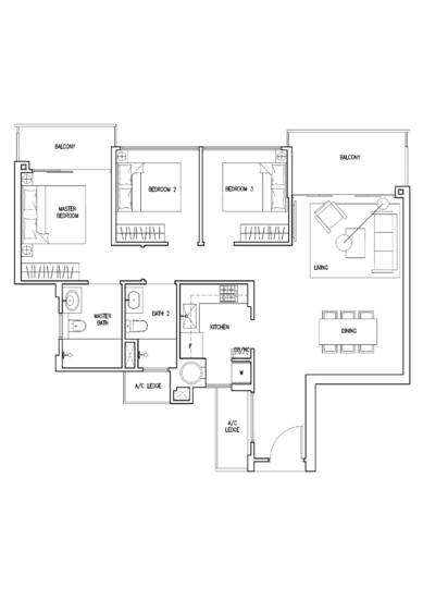 The Nautical - Floor Plan