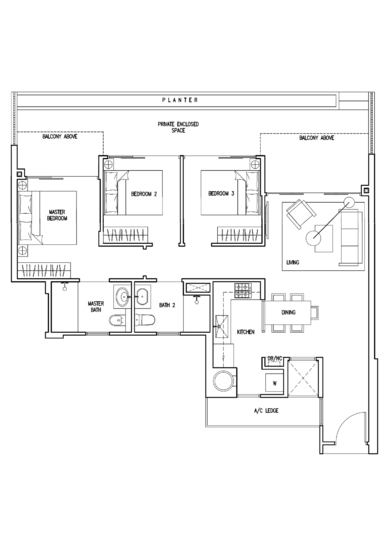 The Nautical - Floor Plan