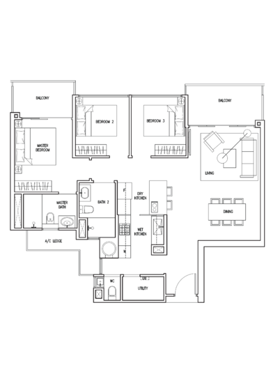 The Nautical - Floor Plan